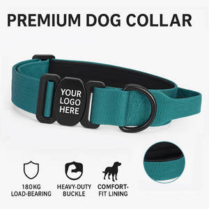 Modisches Luxus-Hundehalsband mit Individuellem Logo und Verstellbarer Metallschnalle für das Training, Taktisches Halsband für Haustiere - Product Image 4
