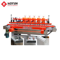 Machine à profiler les carreaux en quartz contrôlée par PLC HongYunTaoJi, machine à chanfreiner le marbre et le granit, polisseuse de bord de pierre pour
