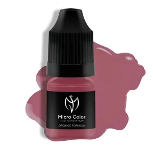 Nouvelle génération Micro couleur ensemble 95% rétention de couleur Pigment de maquillage Permanent formule optimisée encre PMU pour Lip Blush Machine