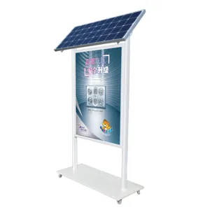 Outdoor reclame billboard stand solar reclame lichtbak