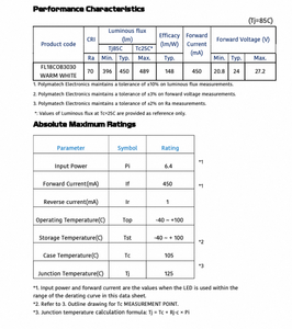 Polymatech - Luminaria LED Estándar de la Serie COB FL18COB3030, Blanco Cálido, 70 CRI, para Tiendas Minoristas y Centros Comerciales de Moda - Product Image 5