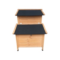 XPT026 Poulailler moderne en bois pour animaux de compagnie Couleur naturelle pour extérieur Ferme Maison Poulet Run Large