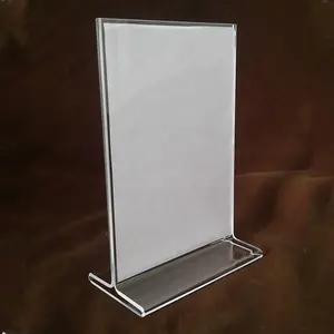 Nhựa, chất liệu Acrylic Triangle cơ sở nhà hàng trình đơn bảng display holders/bảng lều chủ thẻ