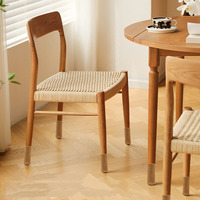 Couvre-jambes de chaise à haute élasticité 24 pièces ensemble de casquettes de meubles chaussettes de jambe de meubles chaussettes de meubles tricotées, protecteurs de sol de jambe de chaise