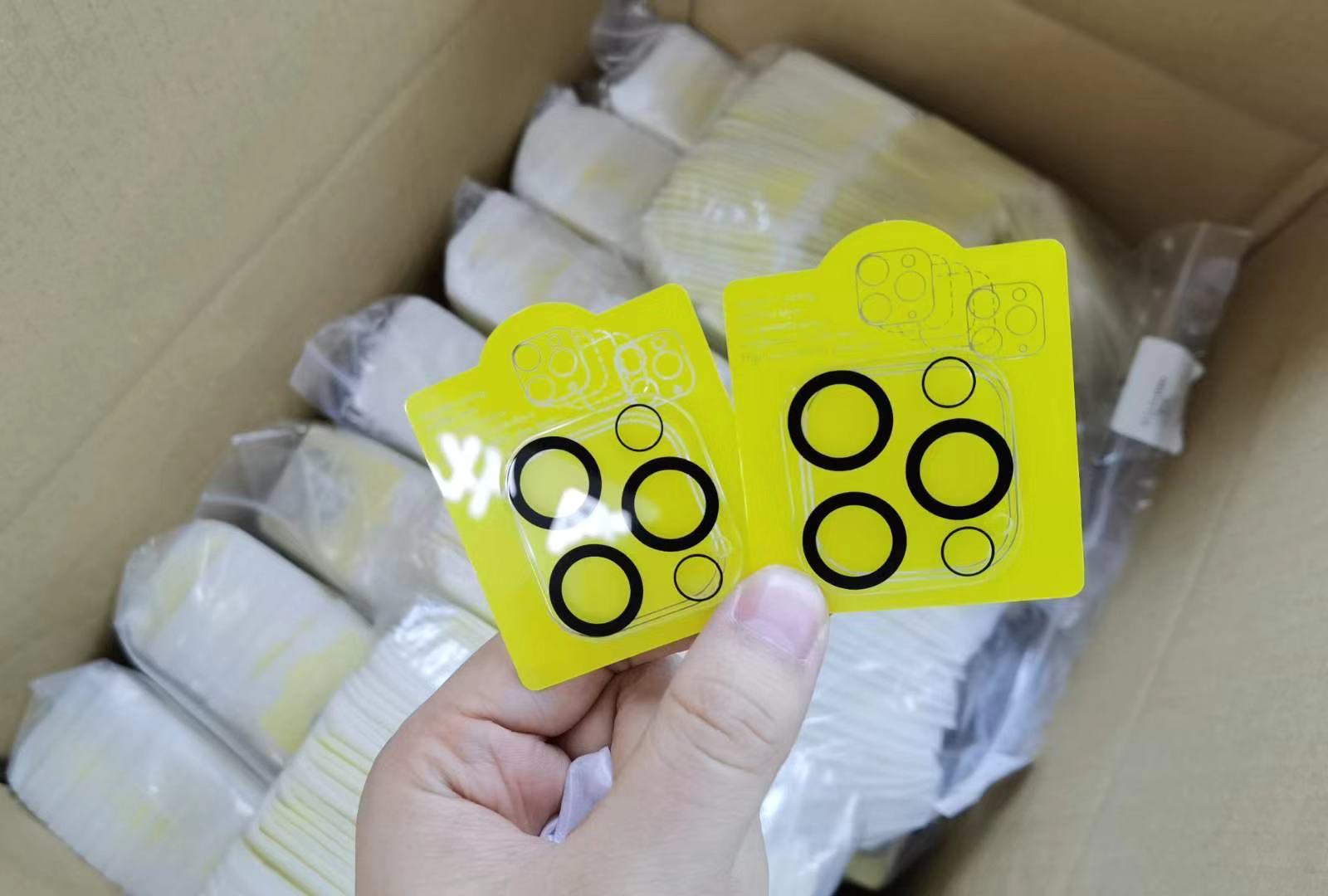 Wholesales Price high quality 3D Full Cover Camera film Protector Glass For iPhone 13 13 mini 13 Pro lens glass  13 Pro Max