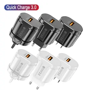 18W Fast Phone Chargers Wall Portable Socket Charger UK Plug for iPhone 13 USB Charger AC Adapter