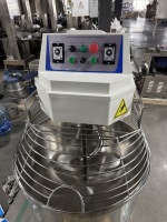 Mélangeur à pâte à vitesse variable avec minuterie intelligente, 50 kg, 130 L, mélangeur à pâte robuste, mélangeur à pâte automatique pour nouilles, pizza, boulangerie