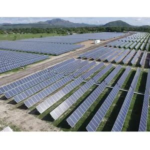 可再生能源10kw太阳能跟踪器地面安装太阳能跟踪系统单轴太阳能太阳跟踪器