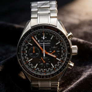 Nuevo reloj de cuarzo SEILOCE de acero inoxidable, cronógrafo de lujo con cristal de zafiro VK63, reloj de negocios para hombre - Product Image 1