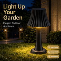 Lampe de jardin LED moderne en gros, étanche, en métal, décorative, pour l'éclairage extérieur des hôtels, cours, centres de villégiature et allées