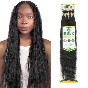 Estensioni Sintetiche Julianna all'Ingrosso Senza Trama Super Ondulate Perfette per Trecce Boho - Product Image 1
