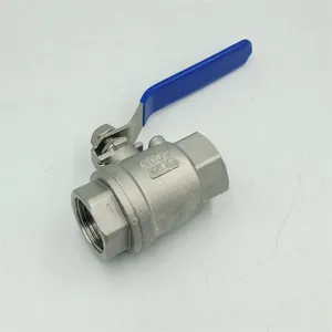 Válvula de bola de agua 1000wog válvula de bola de Rosca BSP hidráulica 1/2 "válvula de bola de acero inoxidable 304