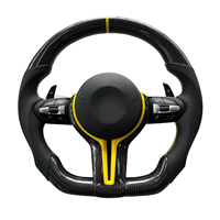 Volant en cuir pour voiture BMW M3 M4 M5 M6 F30 F10 F15 F36 F01 F20 F22 F25 F31 F32 E70 E71 E90 E91 E92 X1 X2 X3 X4 X5 X6