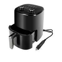 Friteuse électrique sans huile 4L DC12V/24V pour voiture, camping et voyages