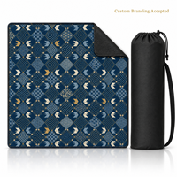 Tapis de mahjong à motif d'oiseaux, sans règles, 31,5x31,5 pouces, tissu de mahjong, tapis pour tuiles de mahjong, tapis de poker, tapis de jeu de mahjong, sac de rangement