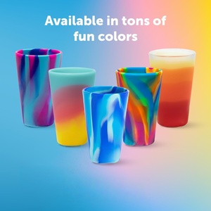 16oz BPA-Free Silicone Water <b>Cup</b> Unbreakable Coffee <b>Cup</b> Silicone Pint Glass <b>Reusable</b> Drinking <b>Cups</b> - Product Image 4