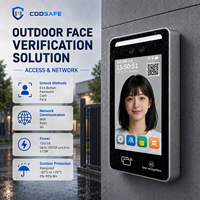Contrôle d'accès mural avec reconnaissance faciale pour tablette 7 pouces, caméra HD 2MP, prend en charge l'entrée par reconnaissance faciale, code PIN et carte pour bureaux, hôtels et campus