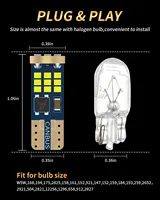 A80 T10 2016 27SMD 27LEDs 2016 Auto-Innenbeleuchtung LED-Breitenleuchte W5W Canbus Auto-LED-Glühbirne DC12V - 24V für Auto-Zubehör