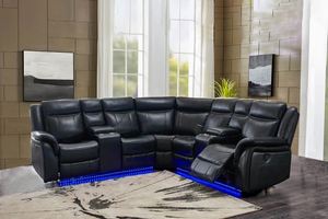Hot Selling <b>U</b>-Shaped Manual Reclining Single Sofa Chair 3 2 1 Modular Leather Recliner for <b>Living</b> Room Villa Use - Product Image 3