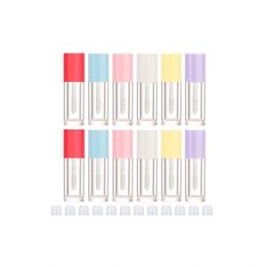 Empty 6ml Screw Cap Plastic Lip Gloss Tube Container <b>Custom</b> Color Cosmetic Packaging for <b>Lipstick</b> and Lip Oil - Product Image 1