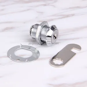 Văn phòng bàn ngăn kéo khóa 16mm 20mm 25mm Hợp kim kẽm xi lanh ngăn kéo cam khóa