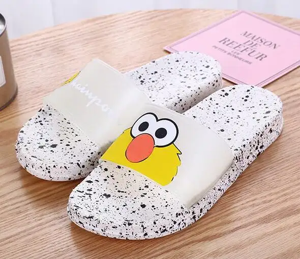 Unisex Couple Slider Jelly Color Slippers