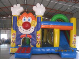 Château gonflable clown en promotion pour enfants, idéal pour les locations commerciales de fêtes en extérieur - Product Image 2