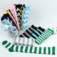 Drôle Cosplay Halloween Cuisse Sur Coloré Halloween Nouveauté Cozy Crew Cadeau Plaine Noël Rayé Chaussettes De Noël Bas