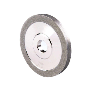 عجلات ألماسية 1A1 مطلية بالكهرباء عالية الدقة مخصصة لشحذ أدوات التنجستن كاربيد ورؤوس التوجيه CNC - Product Image 1