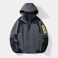 Nouvelle veste de couple 2024 – Coupe ample décontractée pour homme, coupe-vent tendance printemps-automne, vêtement de travail à capuche pour homme et femme