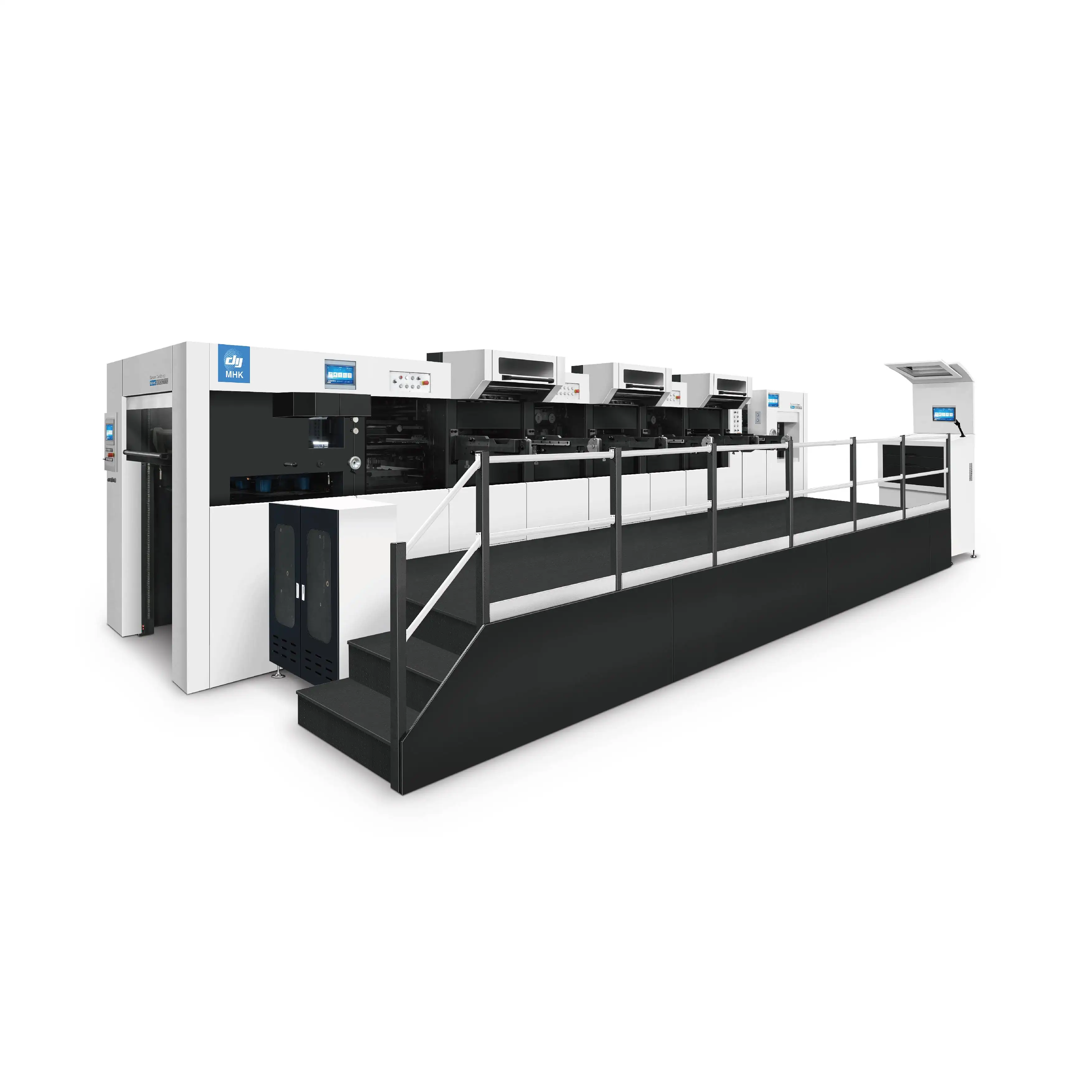 Máquina de corte e vinco automática de alta velocidade para caixas de papelão e caixas de embalagem MHK-3S1050TTT