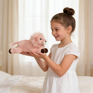 Nouvelle arrivée : adorable peluche <span class=keywords><strong>lion</strong></span> pour une surprise d'anniversaire et la décoration de chambre, un compagnon câlin pour les enfants, pour les câlins quotidiens et l'heure du coucher - Product Image 4