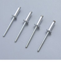Rivet aveugle personnalisé en acier inoxydable, type à extrémité ouverte, tête ronde, 1/8 x 1/2, rivets à pression en aluminium, 6 mm, 12 mm, 20 mm, rivet aveugle à pression