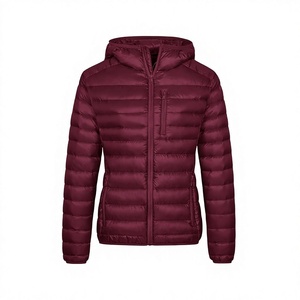 Women's Lightweight Packable Hooded <b>Winter</b> <b>Quilted</b> Puffer Jacket Detachable Sleeves Hat Water Resistant Fur Lining - Product Image 1