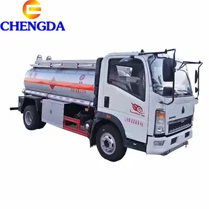 Sinotruck Howo Hot sell 5000liters light fuel oil water tank truck