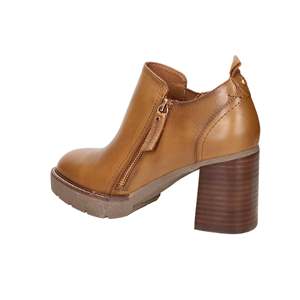 Carmela Women's Ankle Boots Brown 161861 Chunky Heel Fashion <b>Bootie</b> - Product Image 3