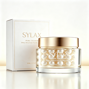 Crème pour le visage SYLAX à la collagène perlé en petites molécules, hydratation intense, raffermissante, anti-âge, pour peaux ternes et sèches - Product Image 2