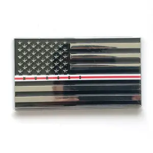 Pegatinas personalizadas 3D logo coche emblema EE. UU. Americano Inglaterra Italia Francia Bandera Nacional pegatinas de coche