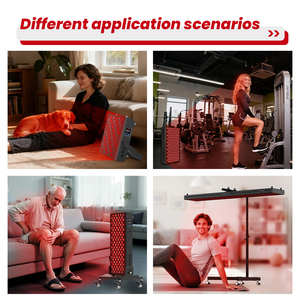 جهاز العلاج بالضوء الأحمر IDEARED RTL450MAX-T بخمسة أطوال موجية، جهاز علاج بالأشعة تحت الحمراء LED، لوحة علاج بالضوء الأحمر للاستخدام المنزلي - Product Image 2