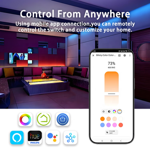 Bilihondim Zigbee Smart RGB Digital Box Switch 1 Canal 200W DMX512 Sans Fil Portée 30m Google <span class=keywords><strong>Assistant</strong></span> LED - Application Facile - Product Image 3