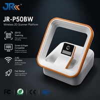Lecteur de codes QR 2D fixe sur table JR P50, lecteur de codes-barres 1D de bureau, dispositif de vérification des prix pour supermarchés