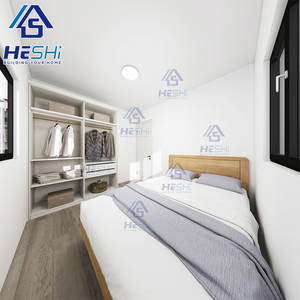 सुरक्षा पूर्वनिर्मित 20 फीट 40 फीट लक्जरी कंटेनर एक्सप्रेज़ेड विला होम कैस प्रीफैब विला घर - Product Image 6