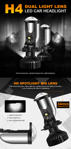 Ad alta potenza <span class=keywords><strong>Y6</strong></span> Y8 Y9 Y7D Y10 proiettore led faro H4 H7 H11 9005 9006 Auto Auto Led lampadina moto H4 fari a Led - Product Image 3