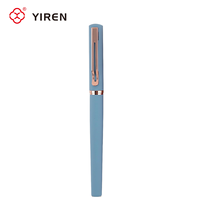 Stylo plume rétractable en métal YIREN personnalisable et effaçable pour Frixion Ball Knock, ensemble RE Kuru Toga, pour étudiants et finance, 0,38 mm