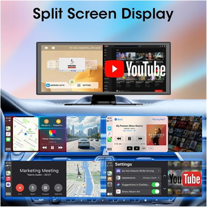 Lecteur multimédia intelligent pour voiture <span class=keywords><strong>Android</strong></span> 14 Carplay DVR 4G RAM 64G+ROM MT6765 8 cœurs, caméra embarquée 4K, réseau 4G LTE, WiFi, navigation GPS - Product Image 6