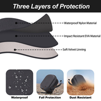 Vente en gros d'usine, étui de voyage rigide portable personnalisé pour souris sans fil Logitech Mx Master 4 / 3S / 3 Advanced