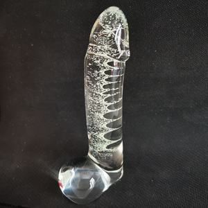 Leuke Realistische <span class=keywords><strong>Dildo</strong></span> Glas Levensechte Hard Masturbator Cock Penis Dikke Persoonlijke Zuignap Lichtgevende <span class=keywords><strong>Dildo</strong></span> Voor Vrouwen Genoegen - Product Image 2