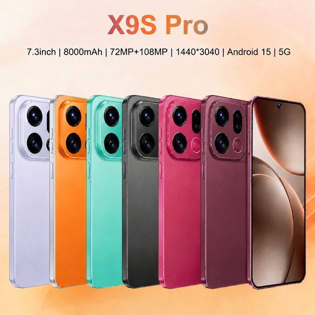 16G+1TB Factory Price 5G X9S Pro Smartphone HD Screen Phones Dual-SIM Deca Core Face Recognition Unlocked Global  Cell Phones