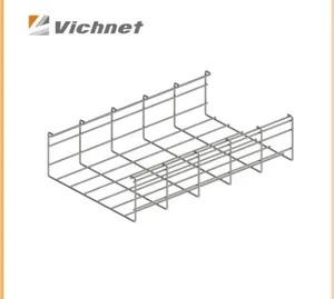 Prix favorable personnalisé <span class=keywords><strong>Electro</strong></span> Wire Channel Basket Plateau de gestion des câbles Plateaux en treillis métallique galvanisé Câble - Product Image 3