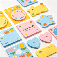 Notes autocollantes et livres de forme personnalisée |   Autocollants en papier à motifs de dessins animés imprimés sur mesure, ruban adhésif double face avec estampage à chaud